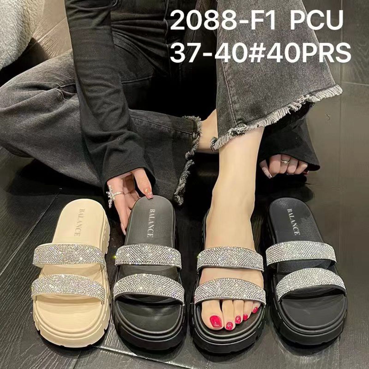 SANDAL 2088-F1 SIZE 37 - 40 ISI 40 PASANG