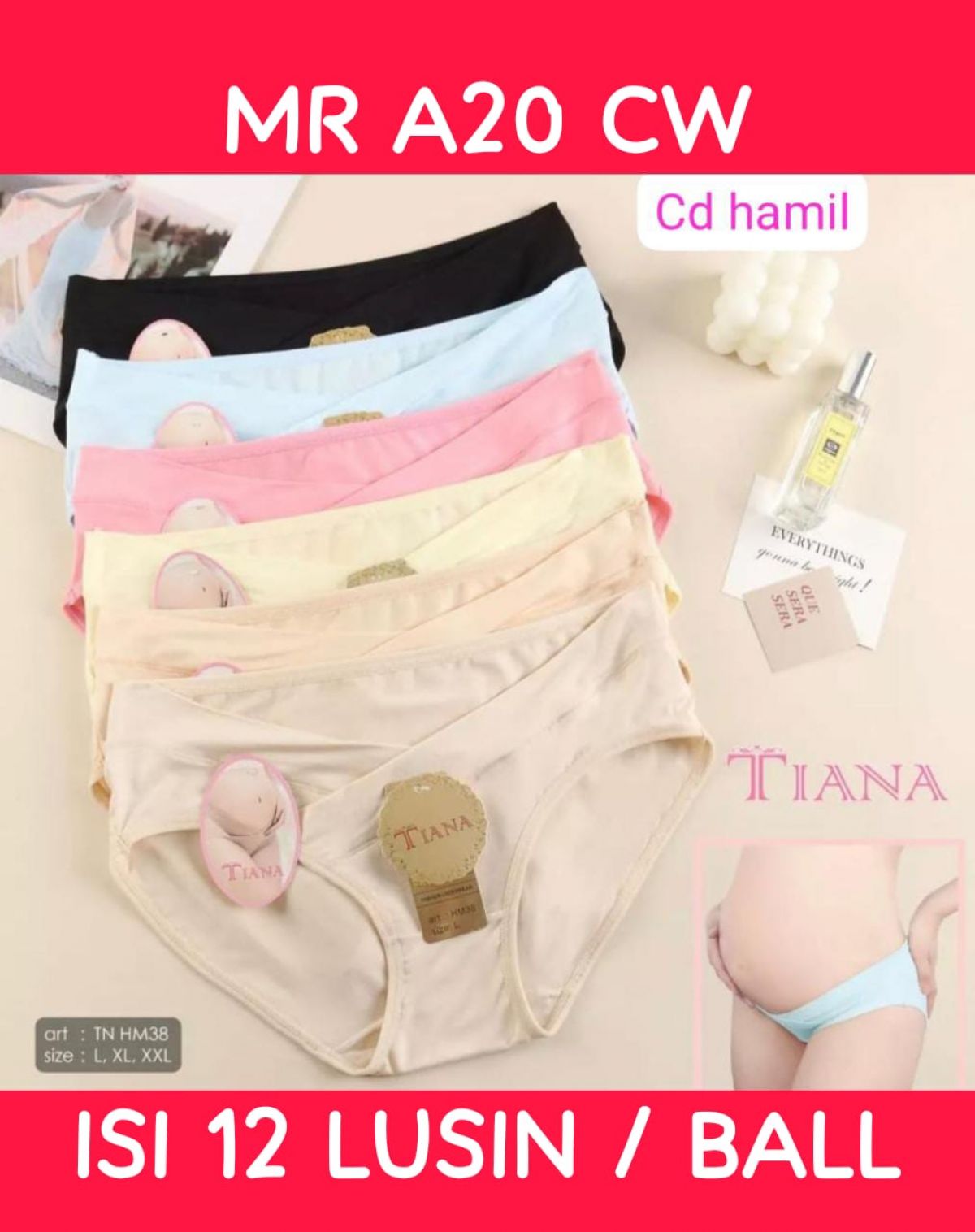 CELANA DALAM HAMIL MR A20 CW UKURAN XL ISI 12 LUSIN