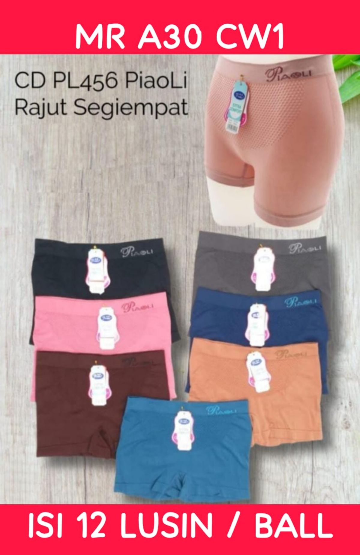 CELANA RAJUT SEGIEMPAT MR A30 CW1 ISI 12 LUSIN