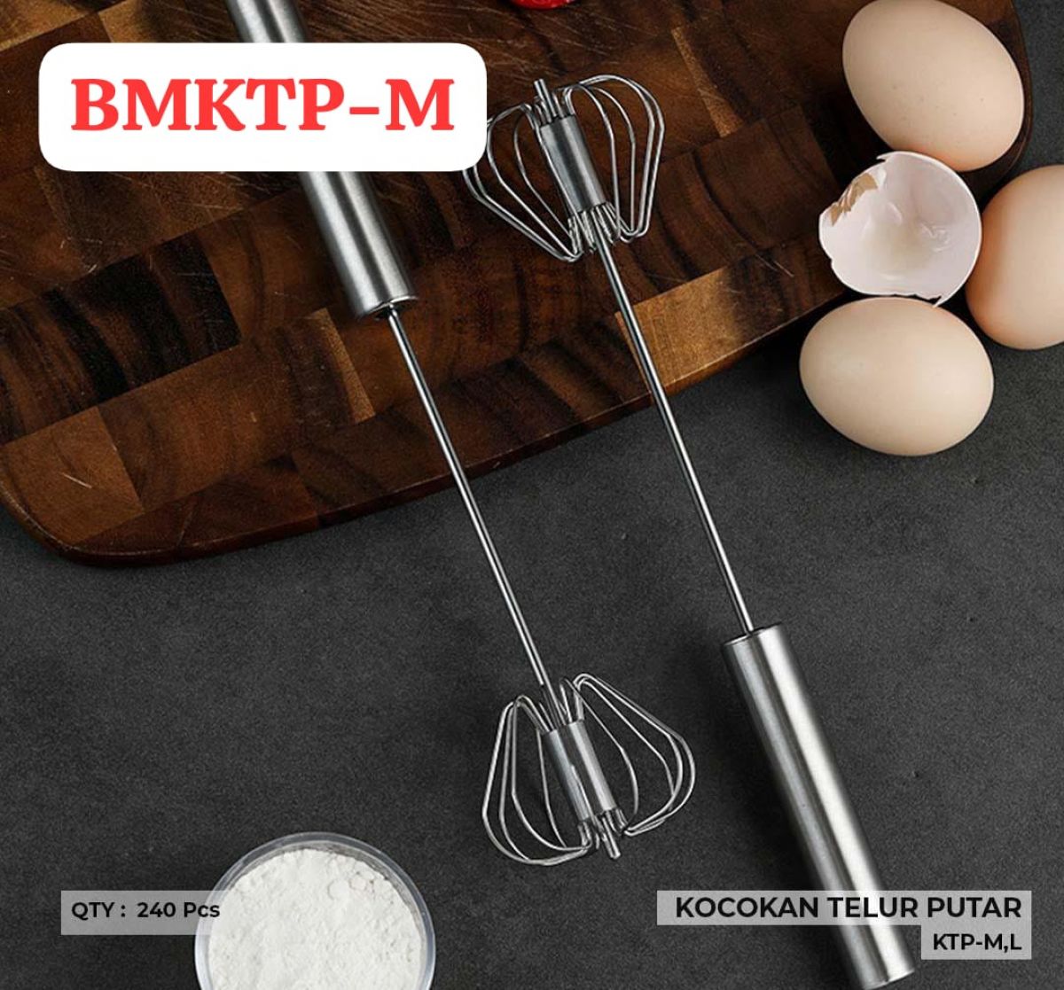 KOCOKAN TELUR PUTAR BMKTP-M ISI 20 LUSIN