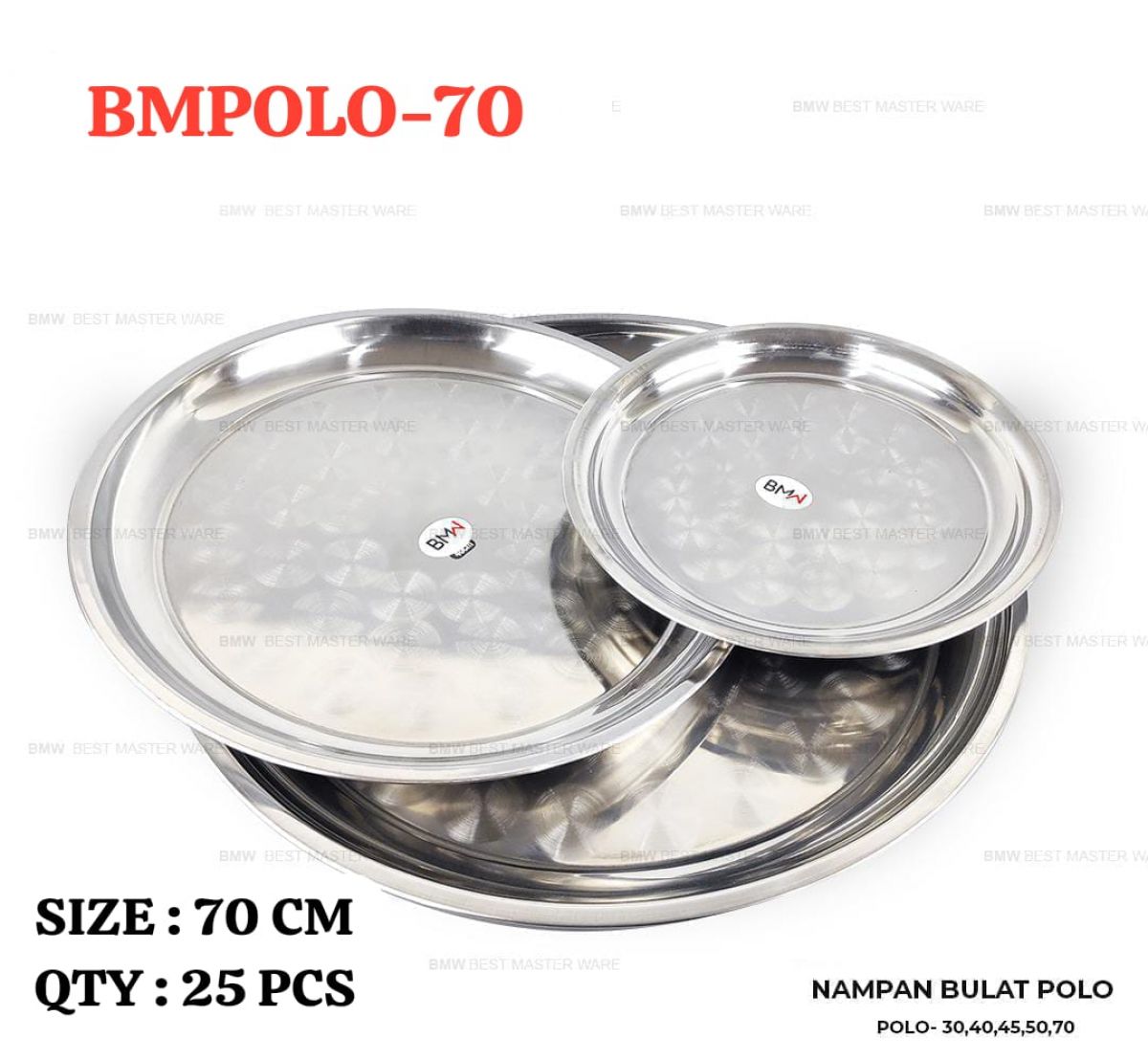 NAMPAN BULAT POLO BMPOLO-70 SIZE 70 CM ISI 25 PCS