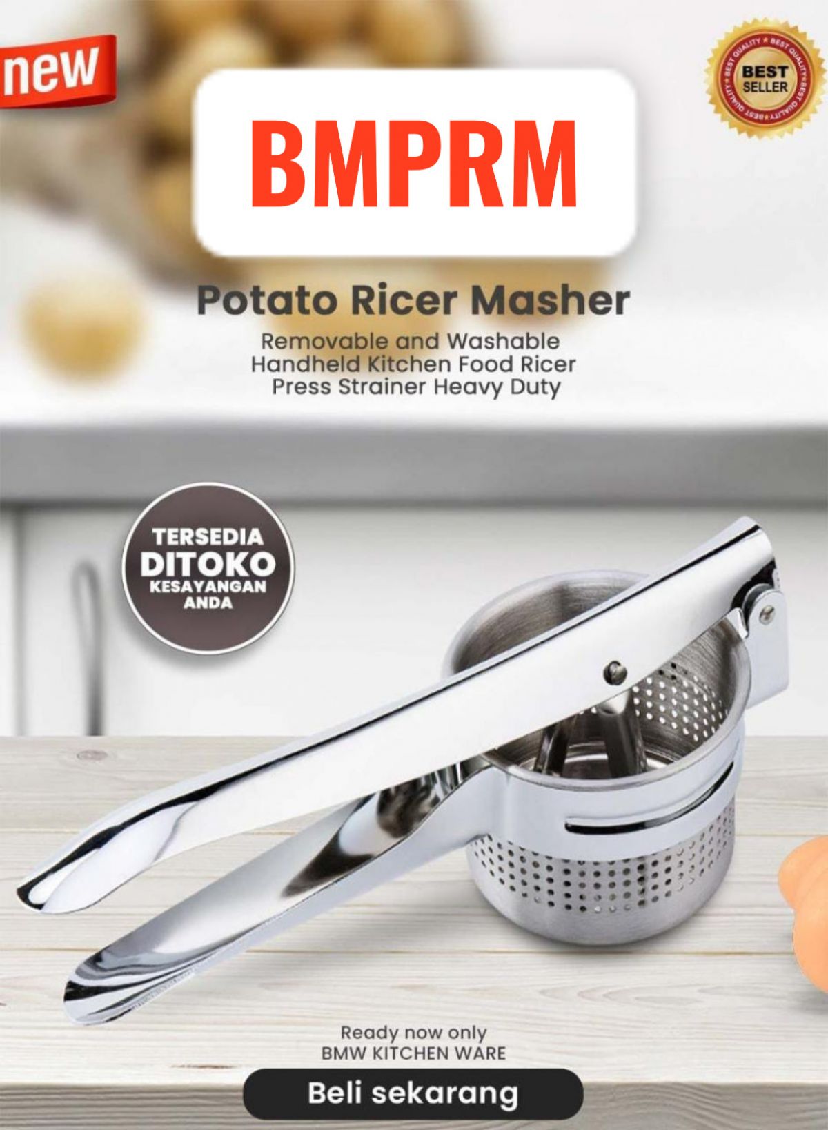POTATO RICER MASHER