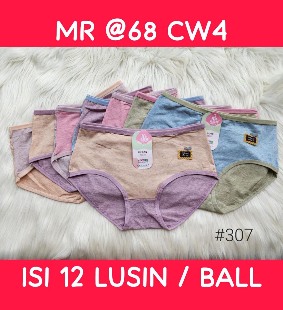 CELANA DALAM MR @68 CW4 ISI 12 LUSIN