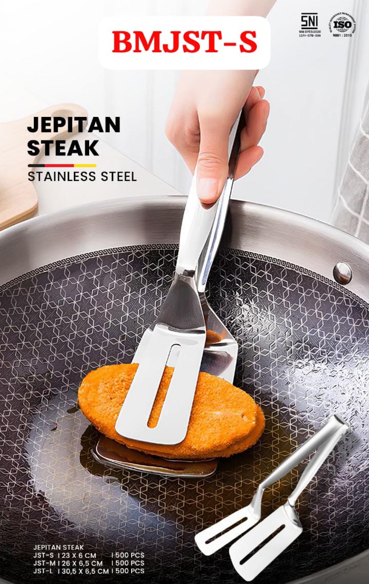 JEPITAN STEAK BMJST-S SIZE 23CM * 6CM ISI 500 PCS
