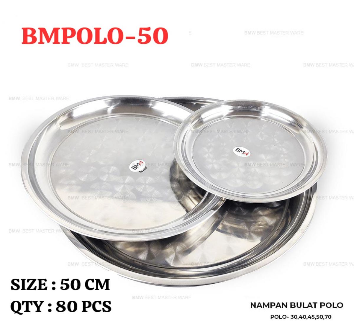 NAMPAN BULAT POLO BMPOLO-50 SIZE 50 CM ISI 80 PCS