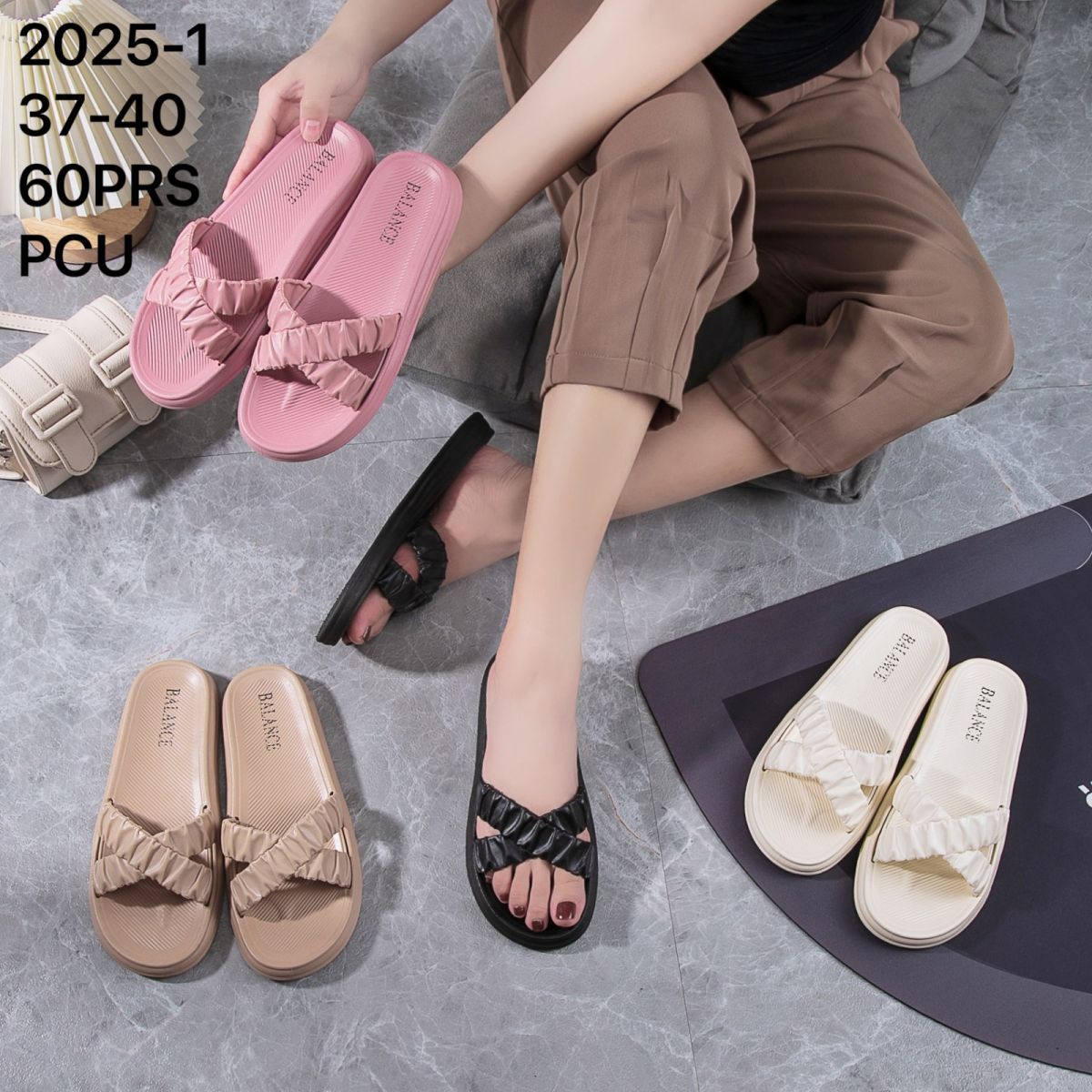 SANDAL 2025-1 SIZE 37 - 40 ISI 60 PASANG